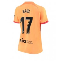 Dres Atletico Madrid Saul Niguez #17 Rezervni za Žensko 2022-23 Kratak Rukav